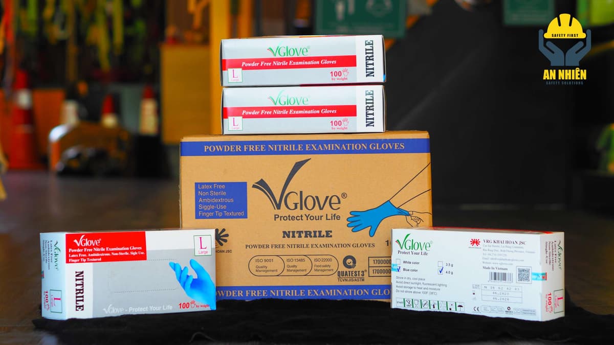 Găng tay cao su y tế VGlove Nitrile (không bột)